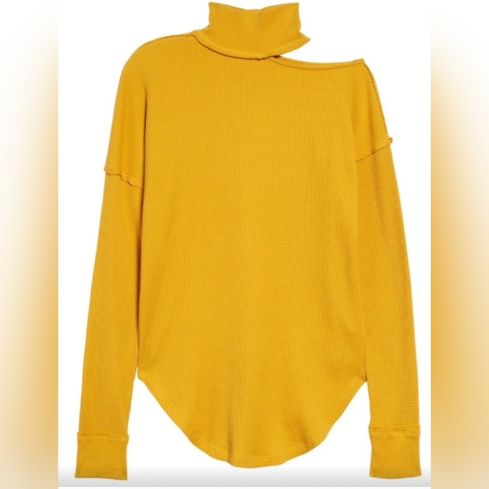 We The Free Cut Out Thermal Waffle Top